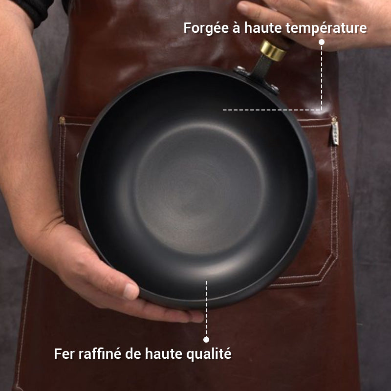 🍳 Flash Sale 🔥 Ultra-light, uncoated, thick cast iron non-stick frying pan