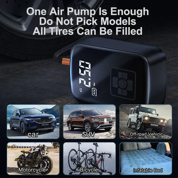 🚗💨Portable Multifunctional Cordless Inflatable Pump 🔥 HOT SALE 49% OFF🔥