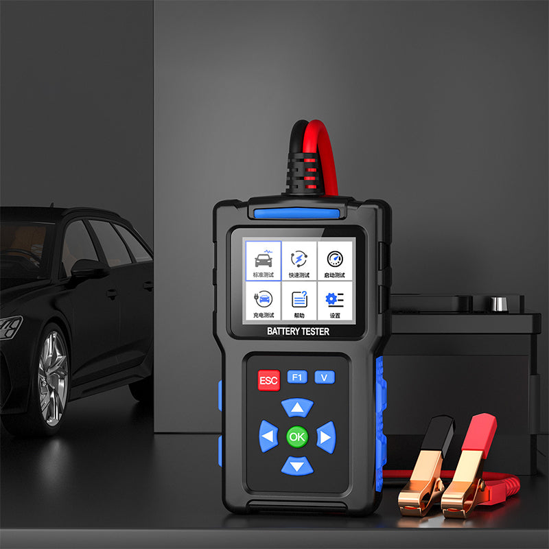 🔋 50% RABATT! ✨ BT100 Autobatterietester - 12V Lasttester mit LCD-Display & Druckfunktion für Fahrzeugdiagnose 🚗⚡