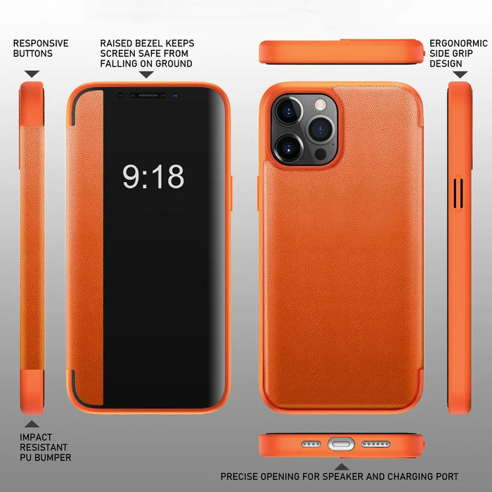 NOVA CAPA DE TELEFONE DE COURO 2024™