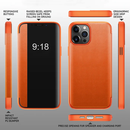 NOVA CAPA DE TELEFONE DE COURO 2024™