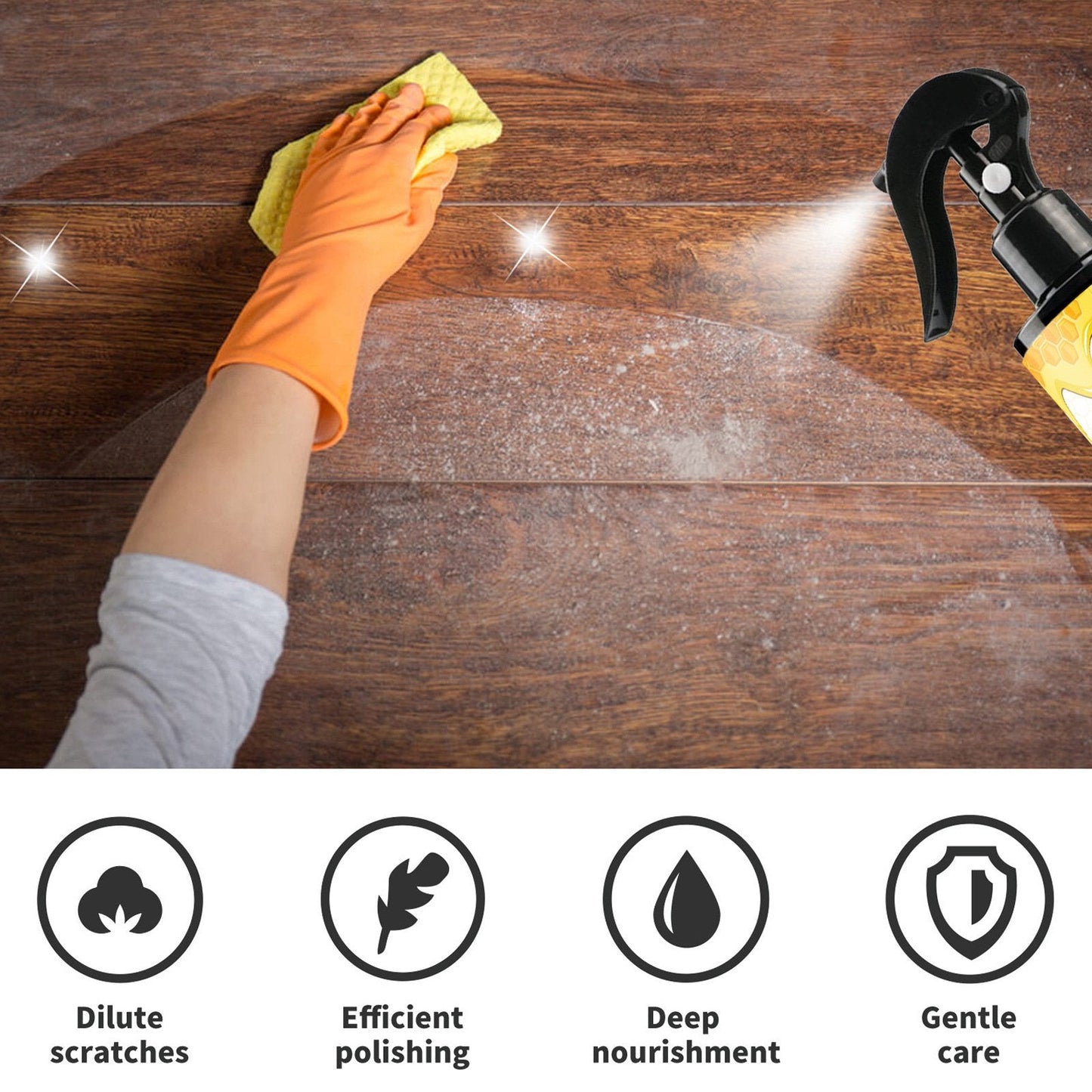 🎉 New Year's Sale - Pure Natural Beeswax Spray 🎉 Make Your Furniture Sparkling ⭐