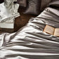 25 Momme Luxury Pure Mulberry Silk Bedding Set of 4 (1x Quilt Cover + 1x Bedsheet + 2x Pillowcases)