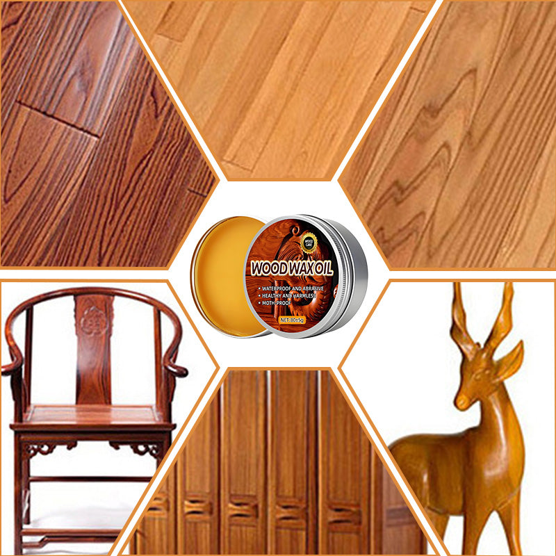 🎉Last Day Sale 50% OFF💥Waterproof, Anticorrosive & Renovation Wood Wax Oil for Wooden Furniture