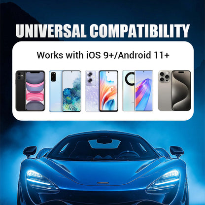 📱 60% RABATT JETZT! 🔥 2-in-1 Funkadapter - Kompatibel mit iPhone & Android Auto, Einfache Plug-and-Play-Installation ✨