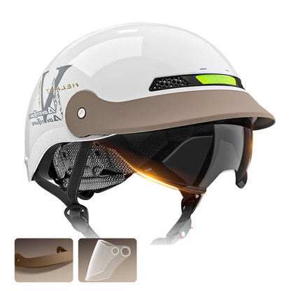 🛡️Atmungsaktiver, leichter und stoßfester Motorradhelm🏍️50 % Rabatt💥💥💥