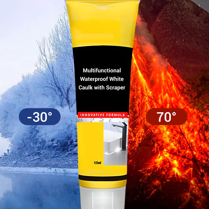 Selante Branco Multifuncional Impermeável com Espátula