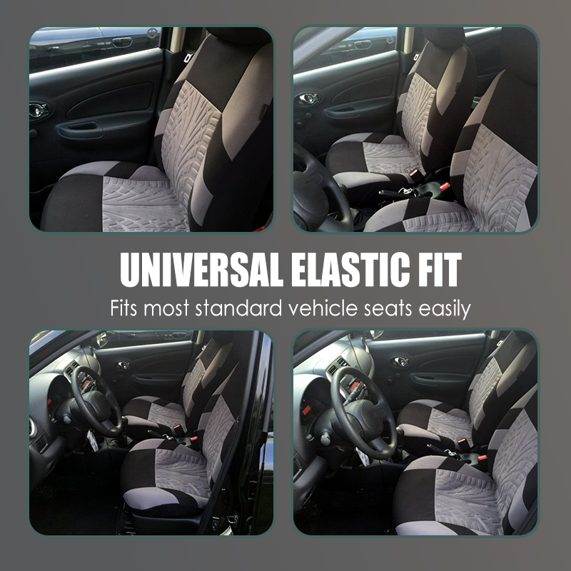 Autositzbezug-Set mit Reifenprofil-Muster