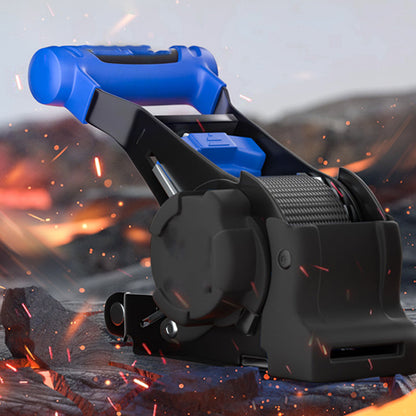 Heavy-Duty Retractable Ratchet Tie-Down Strap